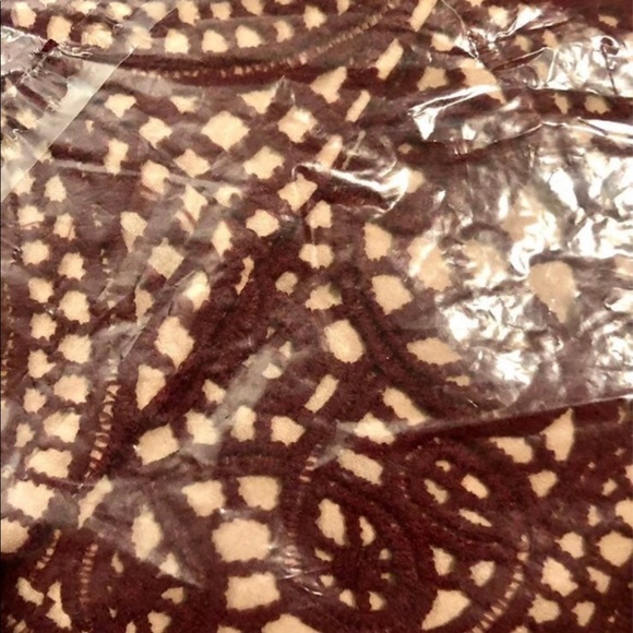 New Vici burgundy red wine long sleeve crochet lace cocktail mini dress size S - Picture 8 of 10